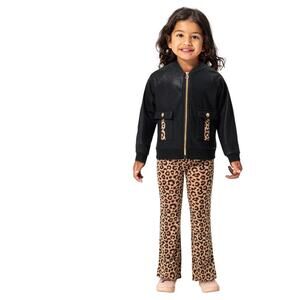 Little Lass Toddler Girls' Jacket, Tee, and Pant 3-Piece Set, Sizes 3T (19)